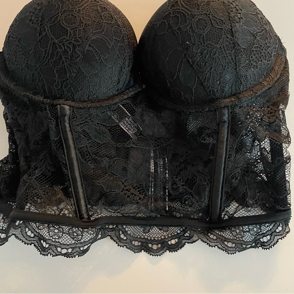 New! Victoria's Secret Bombshell Add-2-Cups Shine Strap Corset Bra 22885 - Picture 4 of 7